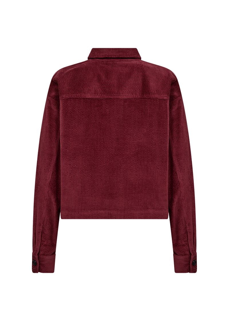 SOYACONCEPT Cord Jacke Bordeux