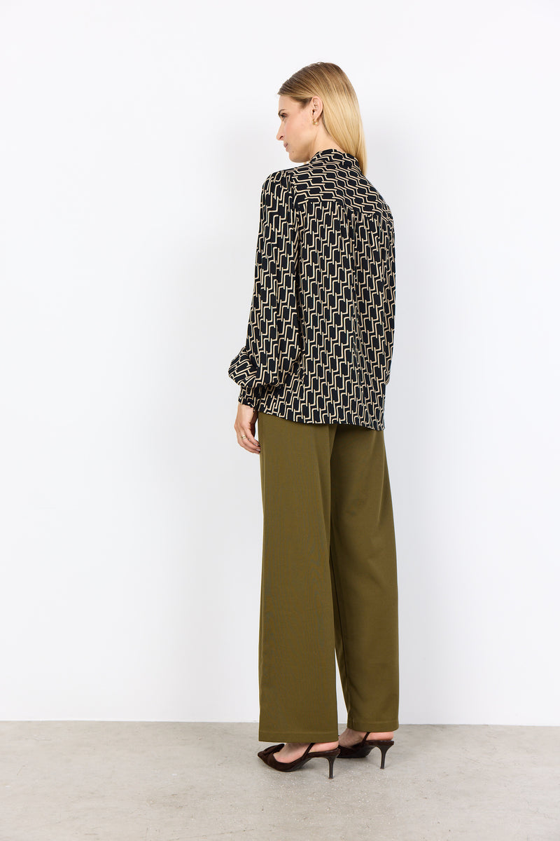 SOYACONCEPT Hemd Bluse Schwarz
