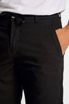 LINDBERGH Leinen Shorts Black