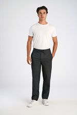 LINDBERGH Relax Fit Stoffhose DK Grey Mix