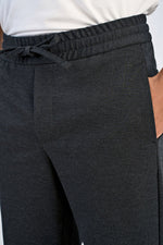 LINDBERGH Relax Fit Stoffhose DK Grey Mix