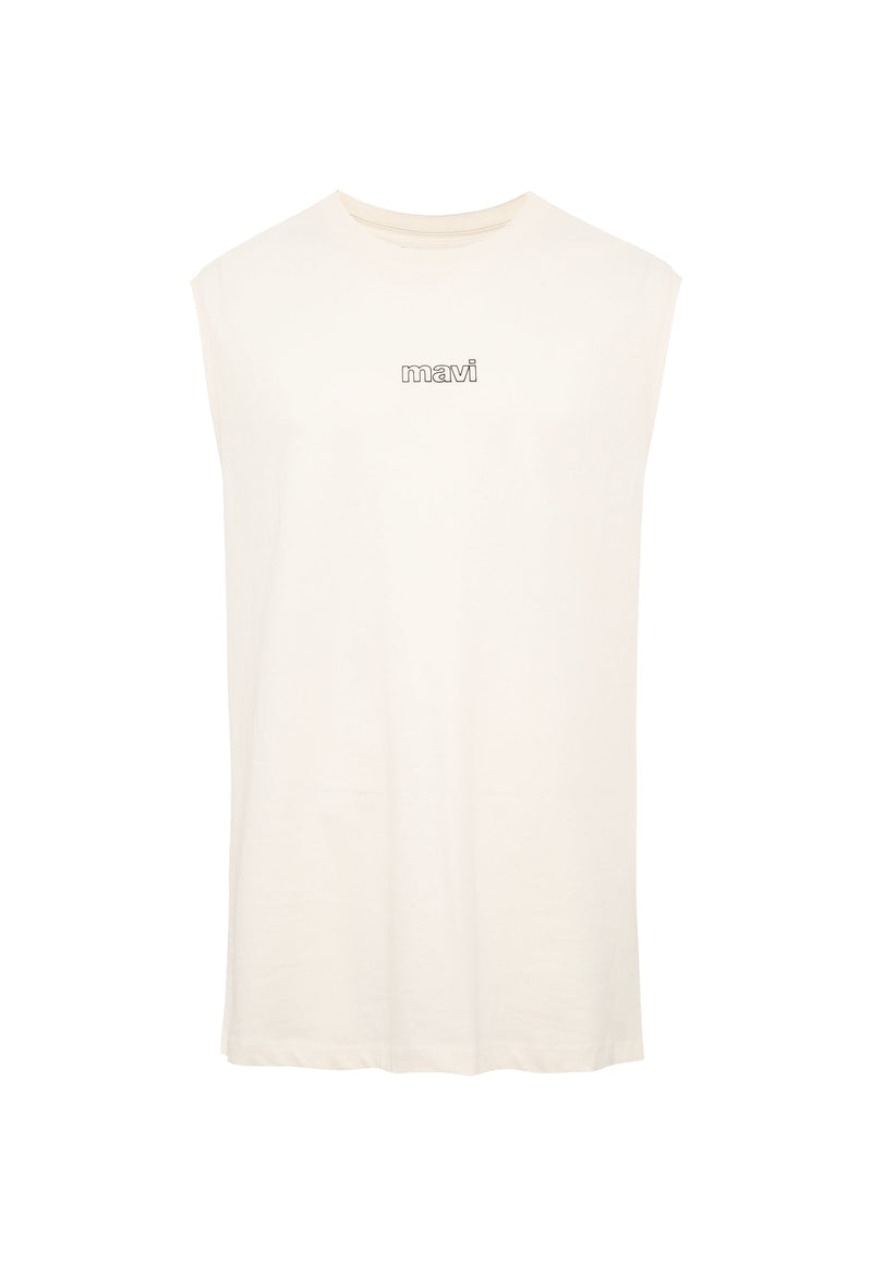 MAVI Tanktop Mit Logo Sand