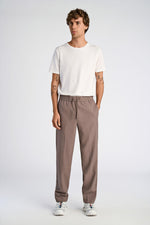 LINDBERGH Stoffhose Relax Fit Deep Sand Mel