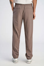 LINDBERGH Stoffhose Relax Fit Deep Sand Mel
