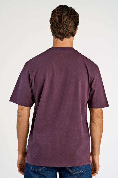 LINDBERGH Oversize T-Shirt Deep Purple