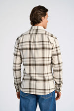 LINDBERGH Flanell Hemd Off White