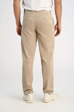 LINDBERGH Cord Stoffhose Relax Fit LT Stone
