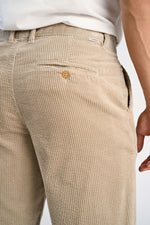 LINDBERGH Cord Stoffhose Relax Fit LT Stone