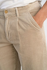 LINDBERGH Cord Stoffhose Relax Fit LT Stone