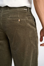LINDBERGH Cord Stoffhose Relax Fit Dusty Army