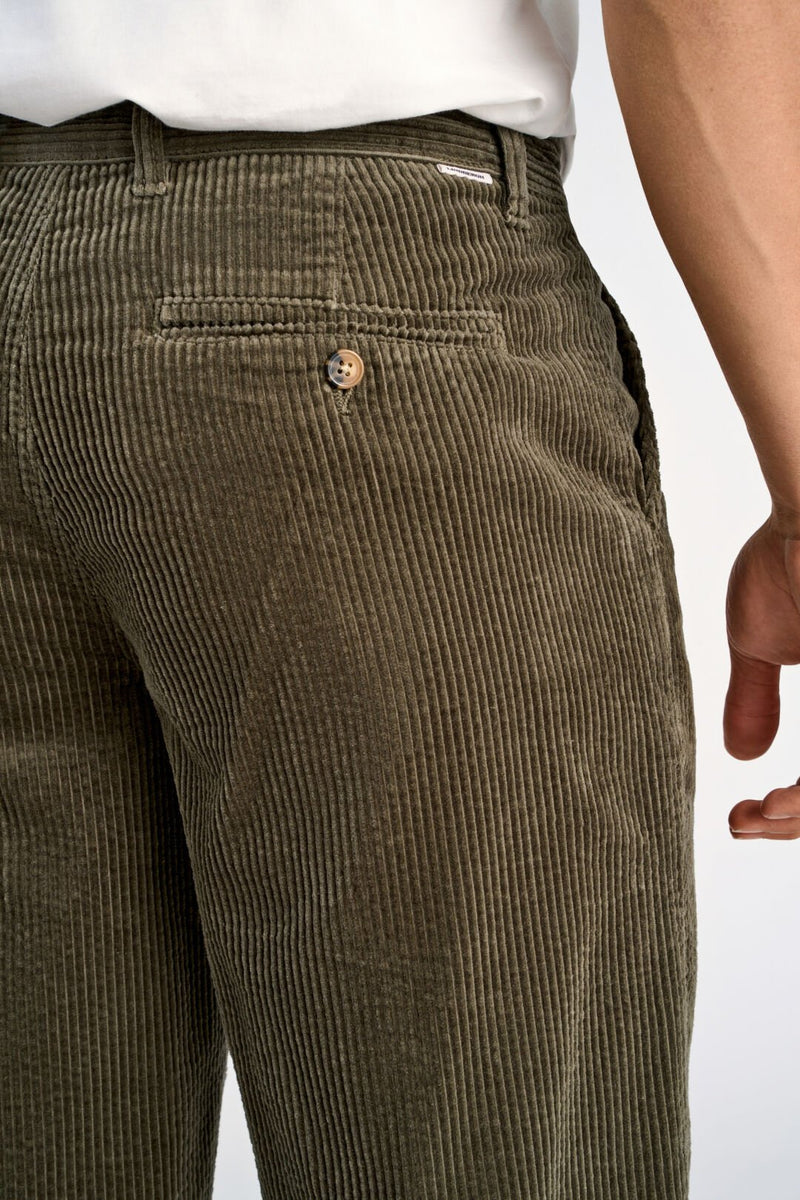 LINDBERGH Cord Stoffhose Relax Fit Dusty Army