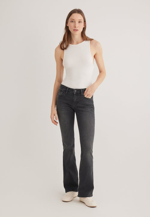 MAVI Bootcut Jeans Bella Mid Rise LT Smoke Str