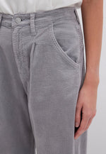 MAVI Laura High Rise Baggy Cord Hose Charcoal Gray