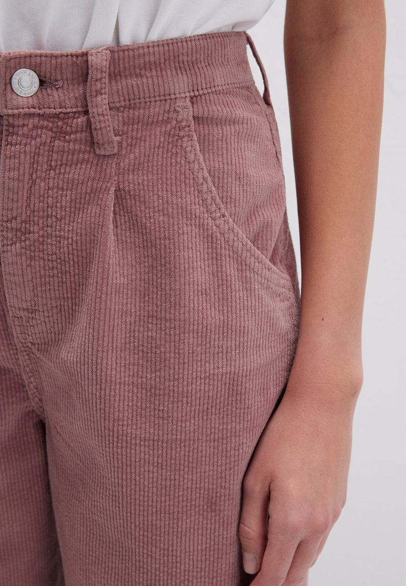 MAVI Laura High Rise Baggy Cord Hose Twilight Mauve