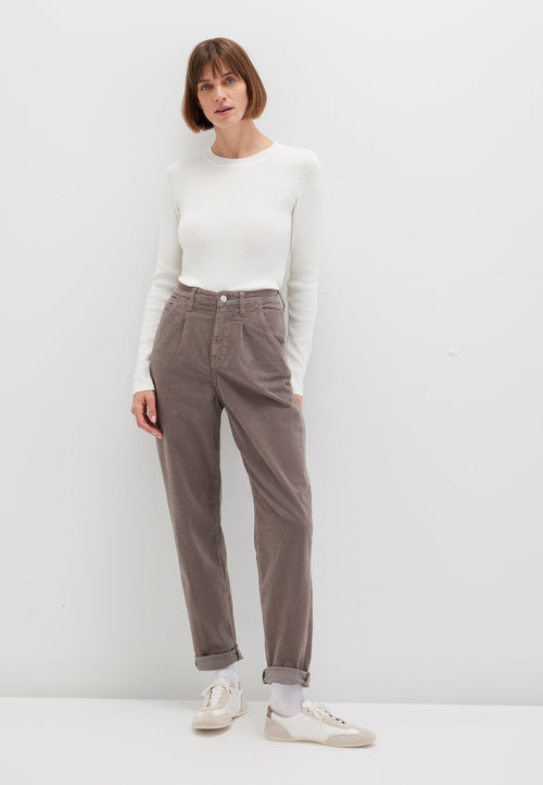 MAVI Laura High Rise Baggy Cord Hose Sleet