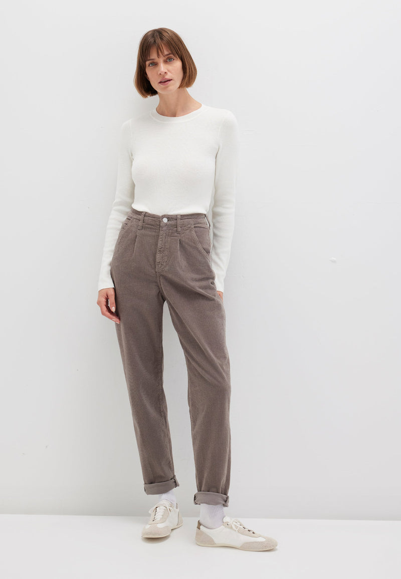 MAVI Laura High Rise Baggy Cord Hose Sleet