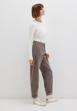MAVI Laura High Rise Baggy Cord Hose Sleet