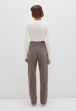 MAVI Laura High Rise Baggy Cord Hose Sleet