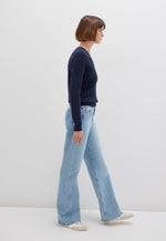 MAVI V Neck Zopf Pullover Dunkelblau