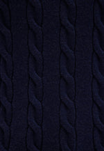 MAVI V Neck Zopf Pullover Dunkelblau