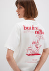 MAVI Backprint T-Shirt mit Katzen Print Weiss