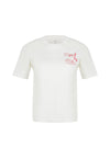 MAVI Backprint T-Shirt mit Katzen Print Weiss