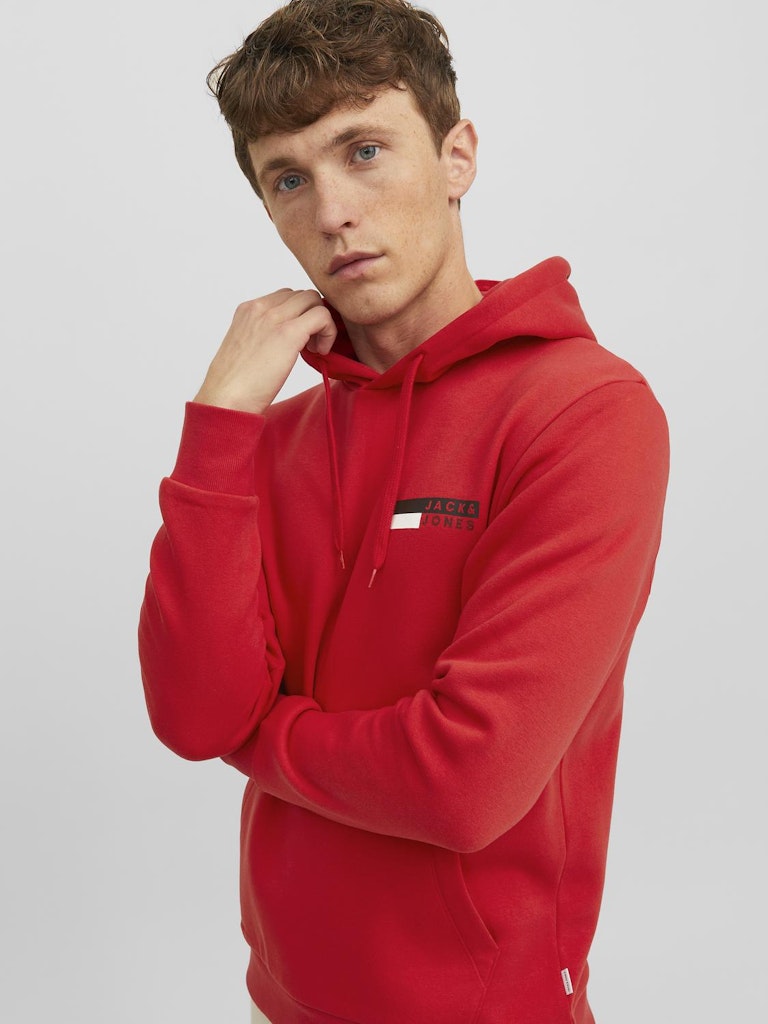 JACK & JONES Hoodie True Red