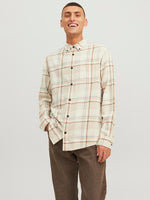 JACK & JONES Flanell Hemd Island Fossil