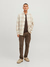 JACK & JONES Flanell Hemd Island Fossil