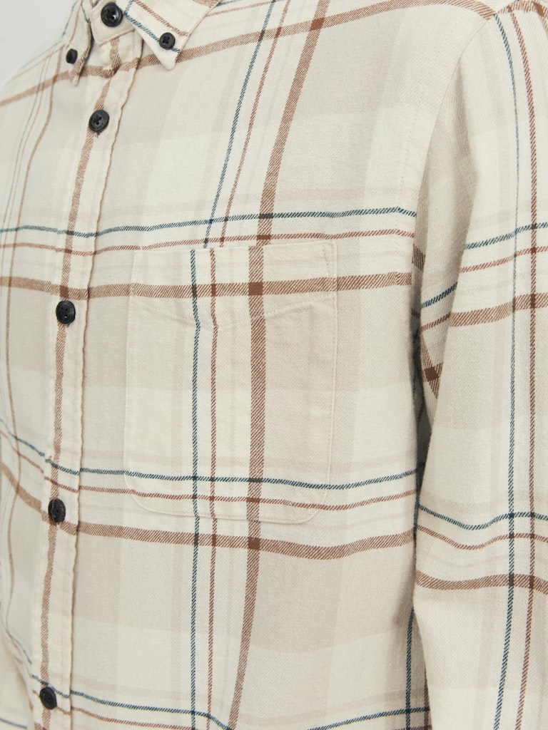 JACK & JONES Flanell Hemd Island Fossil