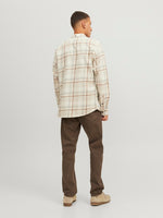 JACK & JONES Flanell Hemd Island Fossil