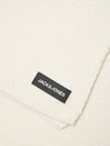 JACK & JONES Schal Antique White Ohne Fransen