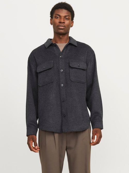 JACK & JONES Overshirt Black