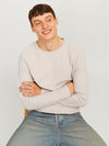 JACK & JONES Strick Pullover Oatmeal Melange