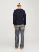 JACK & JONES Strick Pullover Mood Indigo