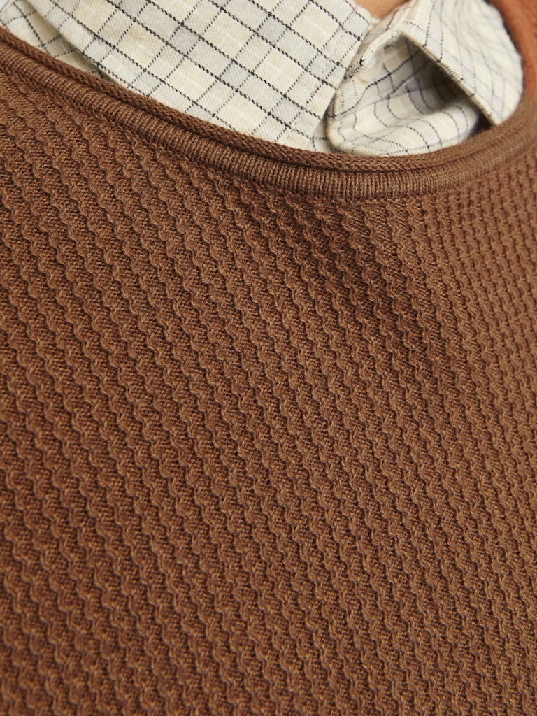 JACK & JONES Strick Pullover Mocha Bisque