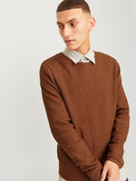 JACK & JONES Strick Pullover Mocha Bisque