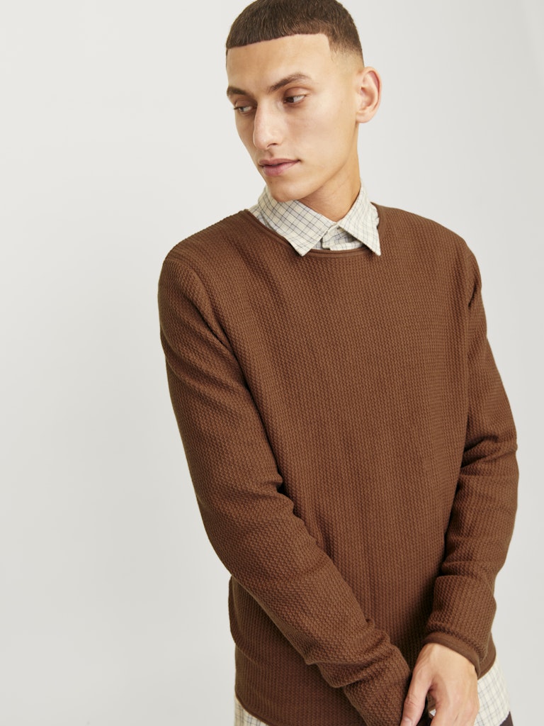 JACK & JONES Strick Pullover Mocha Bisque