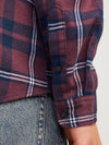 JACK & JONES Flanell Hemd Vineyard Wine