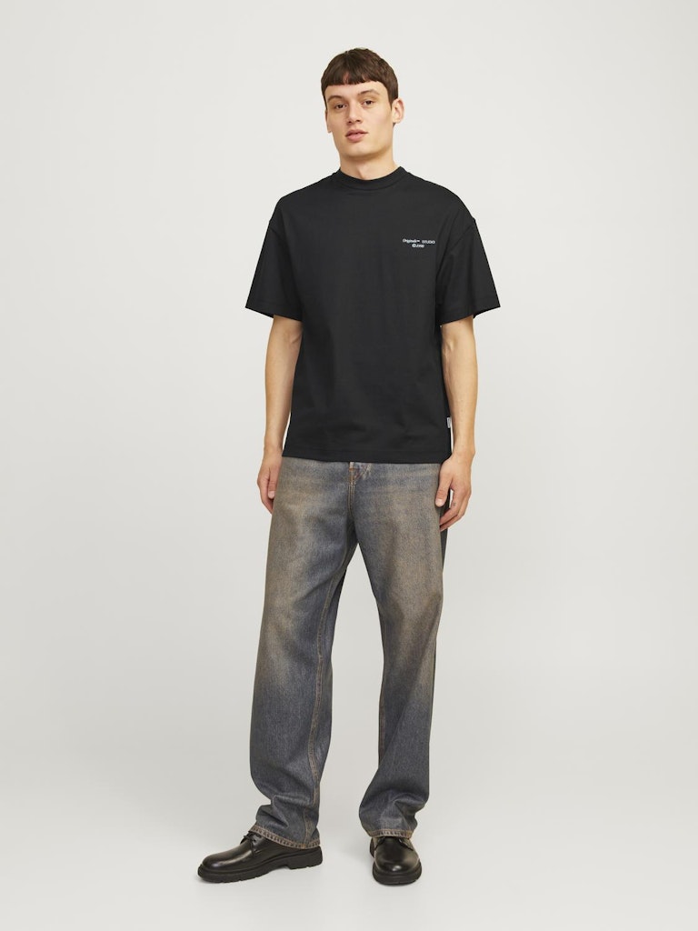 JACK & JONES Backprint T-Shirt Black