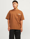 JACK & JONES Backprint T-Shirt Mocha Bisque