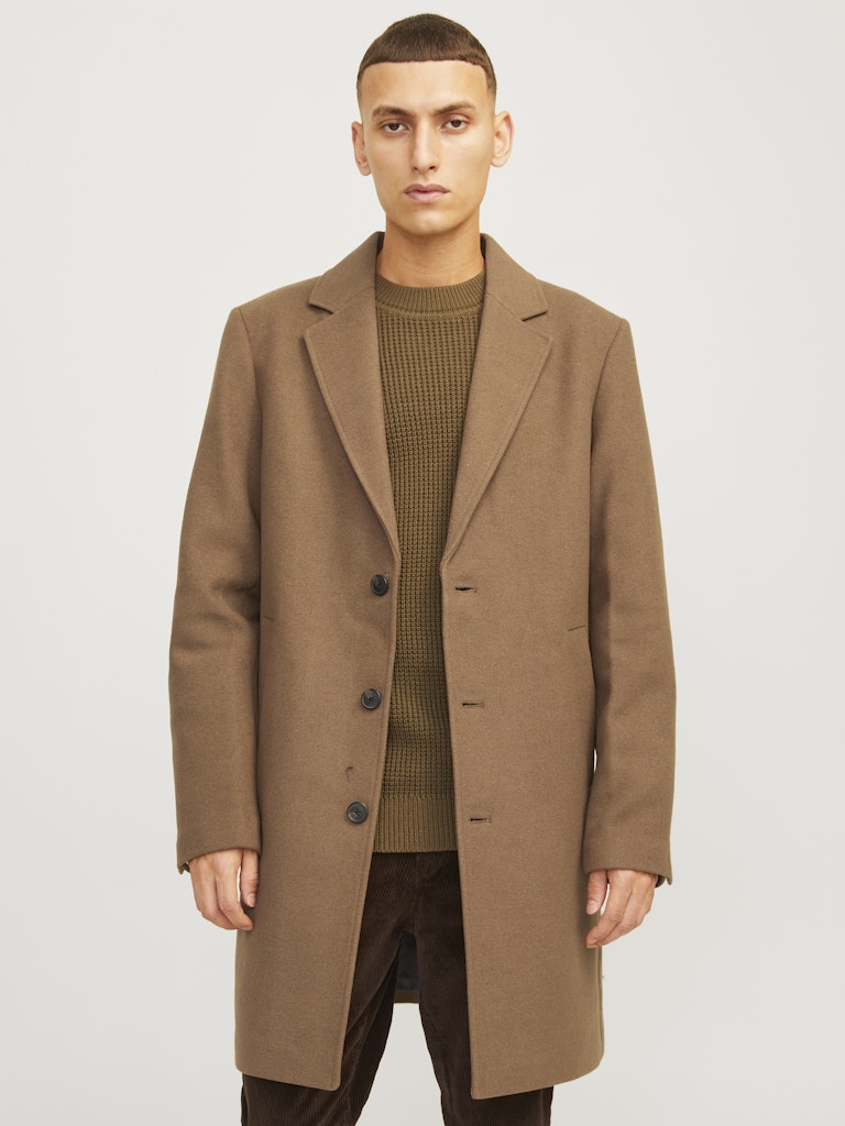 JACK & JONES Wolle Mantel Khaki
