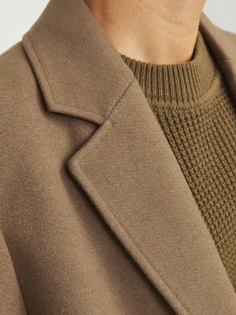 JACK & JONES Wolle Mantel Khaki