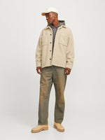 JACK & JONES Teddy Overshirt Moonbeam