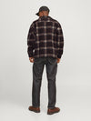 JACK & JONES Teddy Overshirt Chocolate Torte