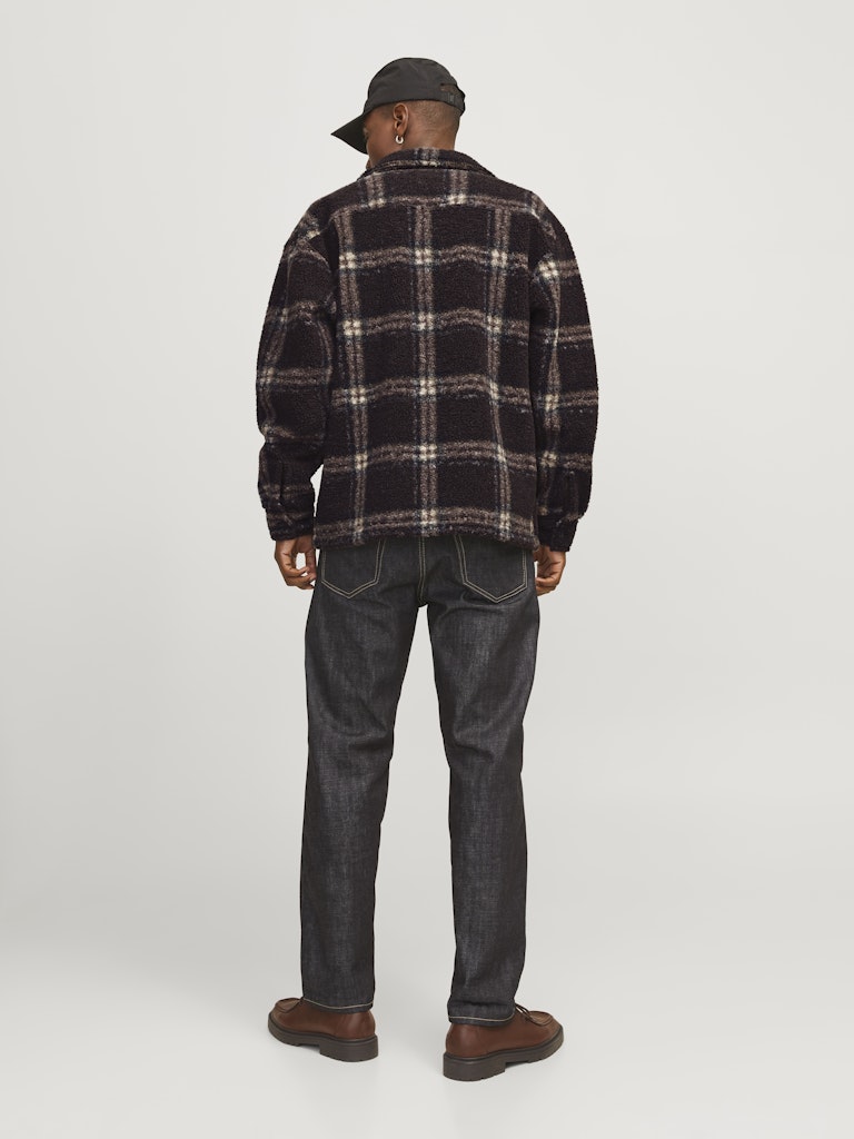 JACK & JONES Teddy Overshirt Chocolate Torte