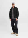 JACK & JONES Fleece Jacke Black
