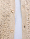 JACK & JONES Kurzarm Strick Polo Hemd Safari Melange