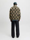 JACK & JONES Half Zip Teddy Hoodie Mocha Meringue