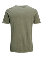 JACK & JONES Split T-Shirt Dusky Green